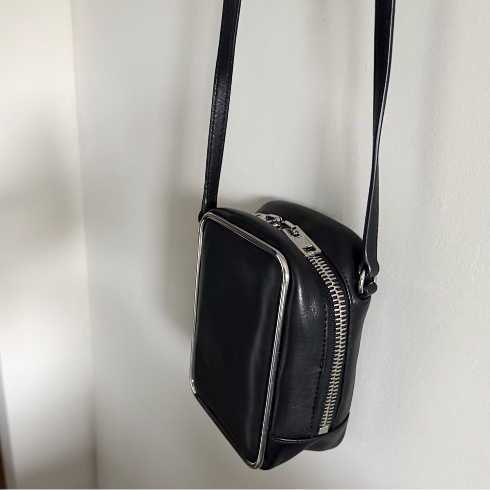 Alexander Wang Black Leather Rectangular Halo Cro… - image 15